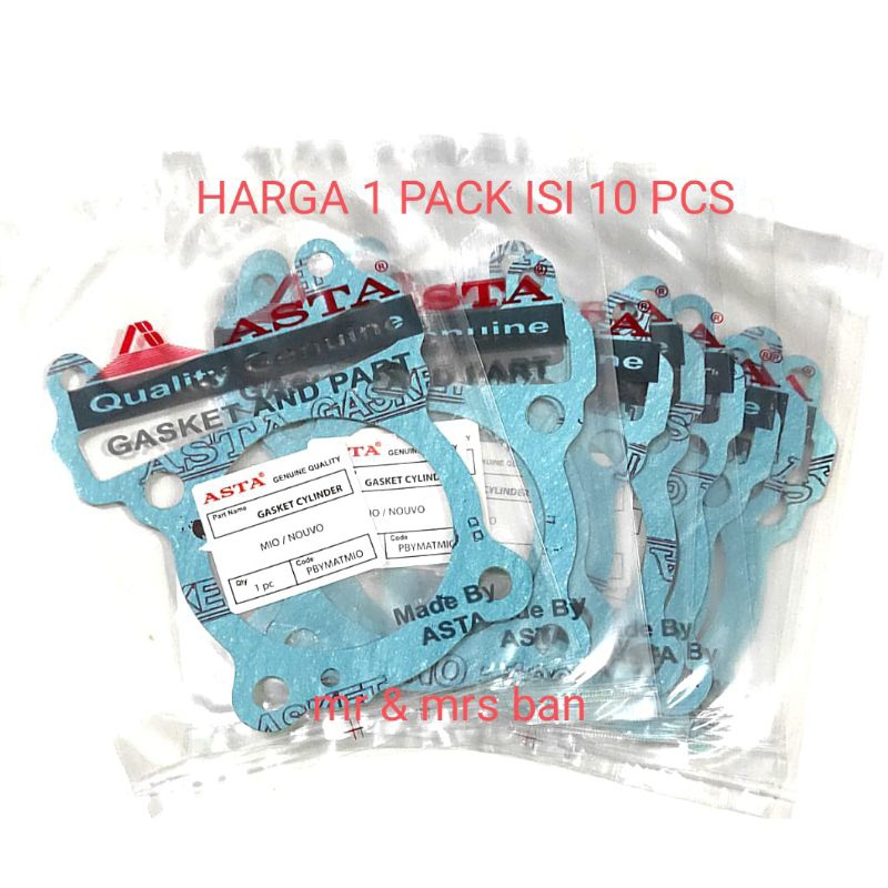paking blok / gasket cylinder MIO SPORTY MIO SMILE NOUVO asta