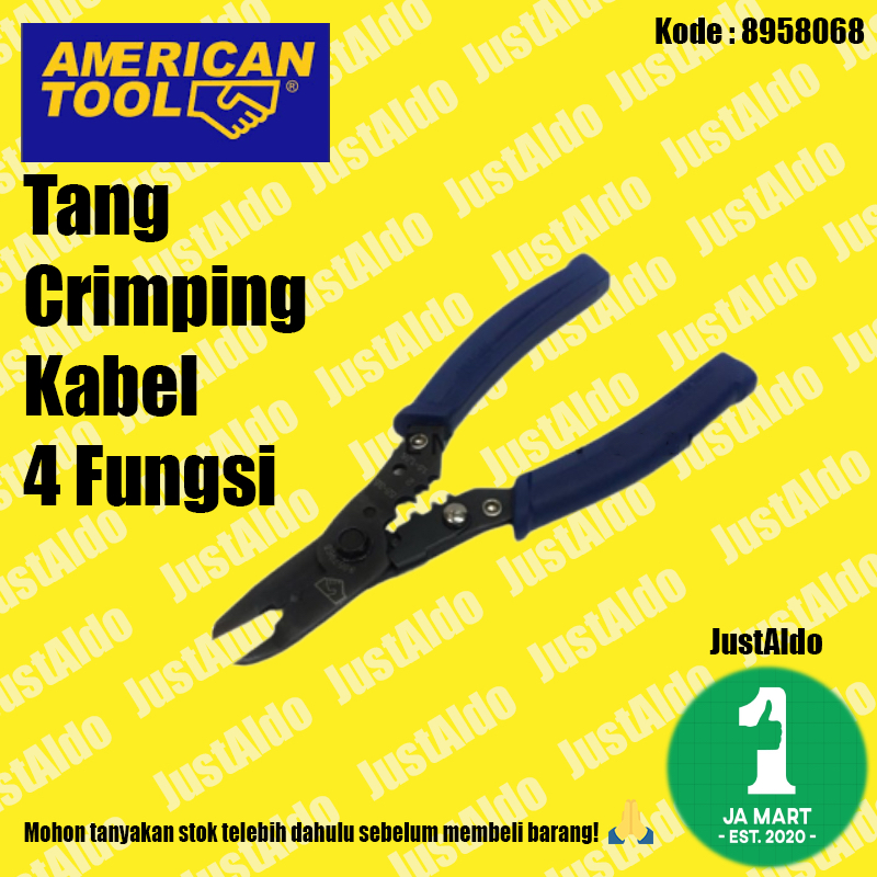 Tang Crimping Kabel 4 Fungsi American Tool