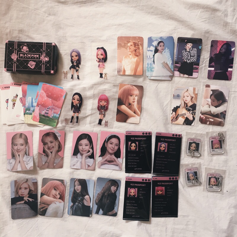 BLACKPINK THE GAME COUPON CARD PHOTOCARD POB BENEFIT YG KTOWN COEX LUCKY DRAW JENNIE JISOO LISA ROSE
