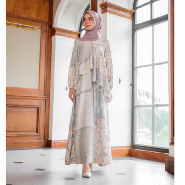 NWT +box dress kaftan by wearing klamby WK jeumpa kaftan nude, Rumi dress size M