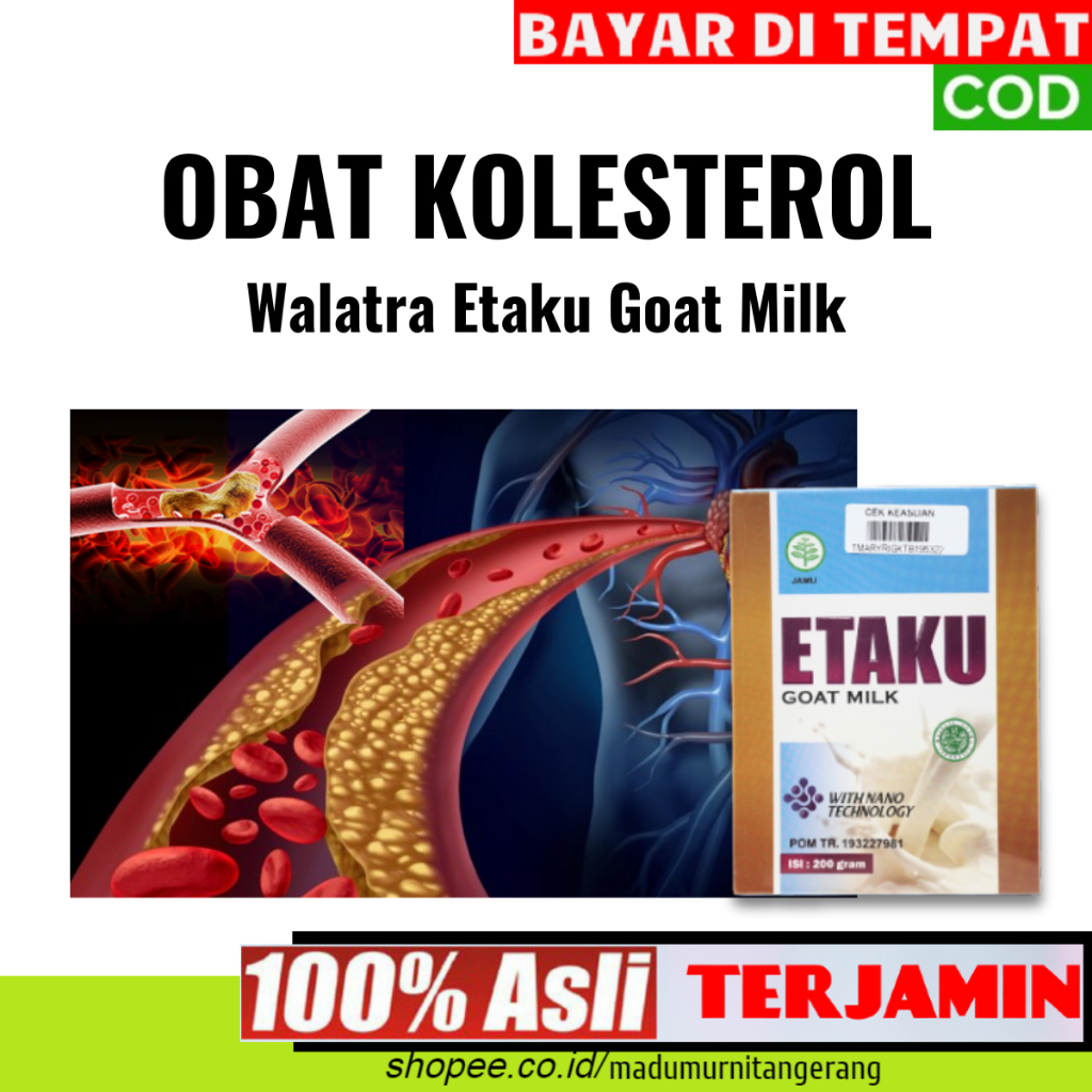 

Obat Herbal Kolesterol - Susu Etaku Ekstrak Susu Kambing Etawa Asli - Membantu Menurunkan & Menstabilkan Kadar Kolesterol