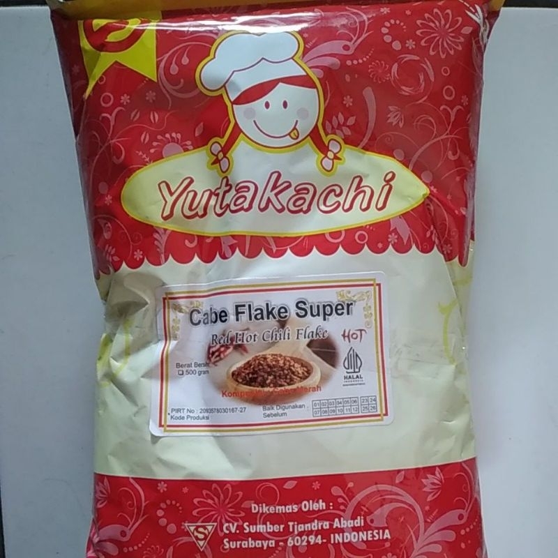 

CHILI FLAKE YUTAKACHI 500GR