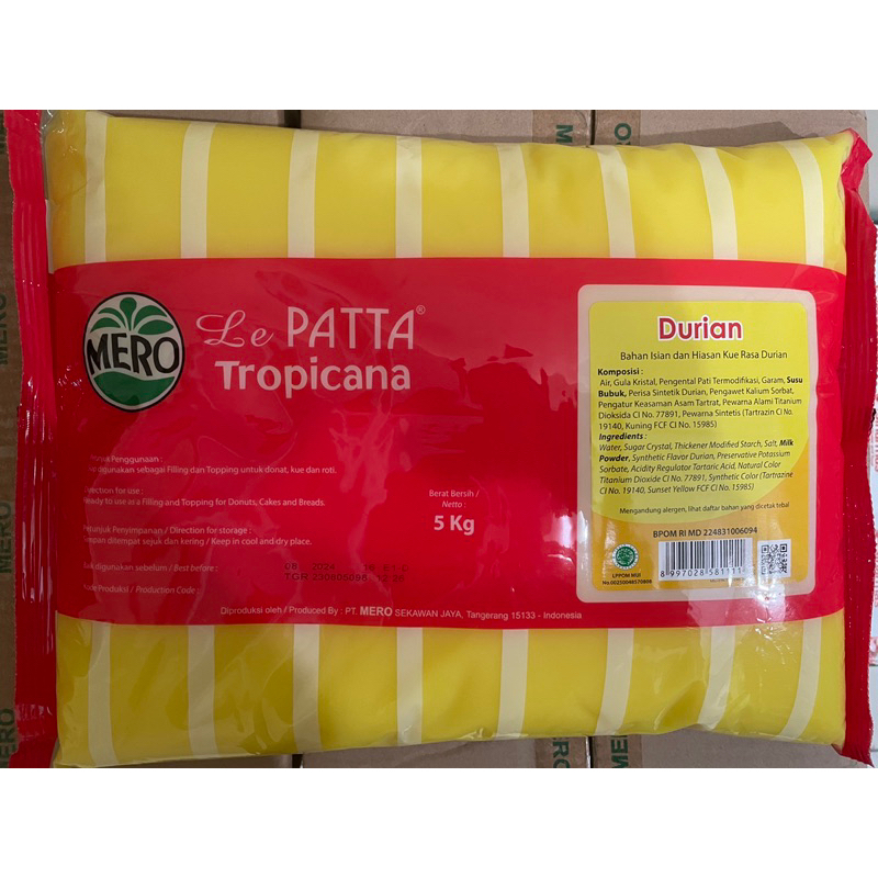 

[LEPATTA TOPKITA] Selai Durian Repack (500gr)