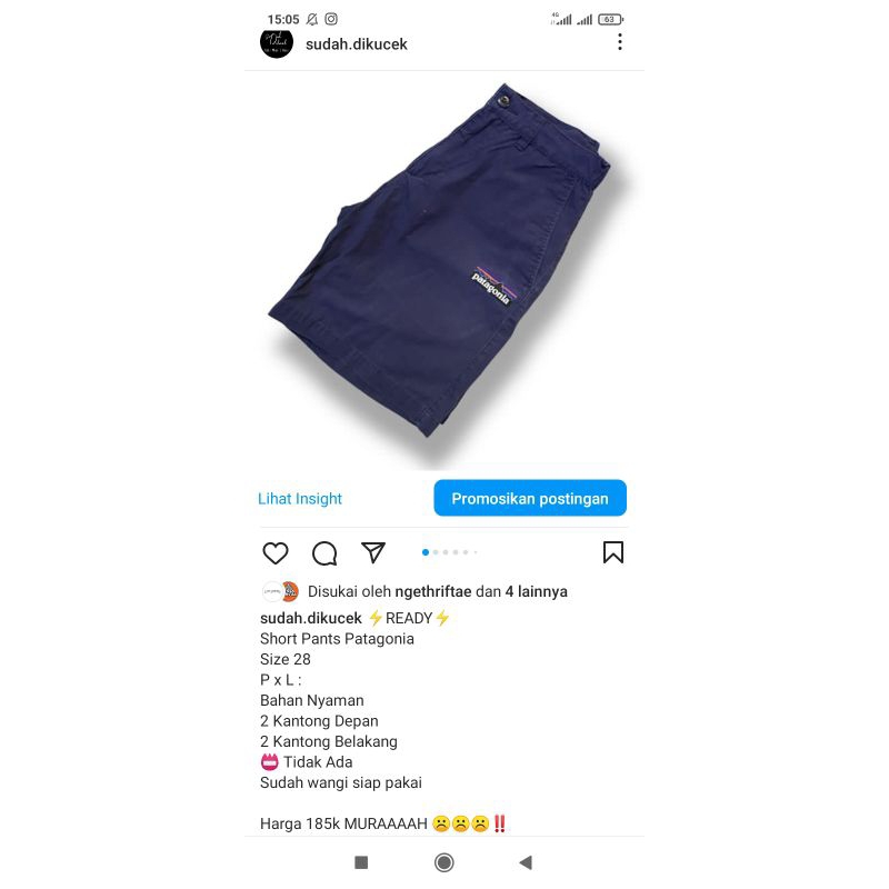 Patagonia Shortpants