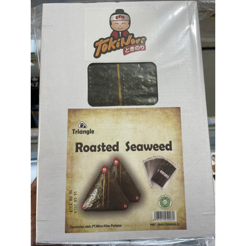 

Onigiri Triangle || Nori Segitiga 100 sheet || Onigiri Wrapper