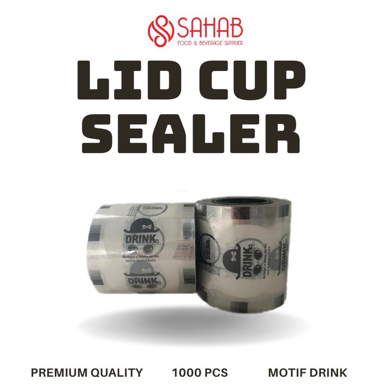 Lid cup Sealer/ Plastik press cup/ Lid cup motif Drink