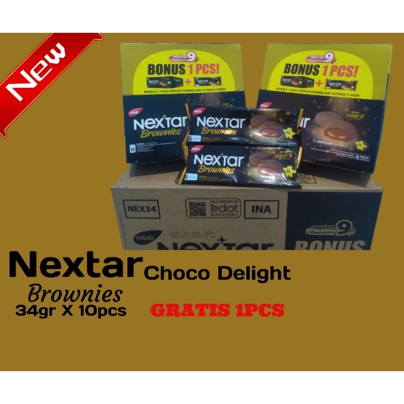 

Nextar Brownies 34gr X 10+*1pcs