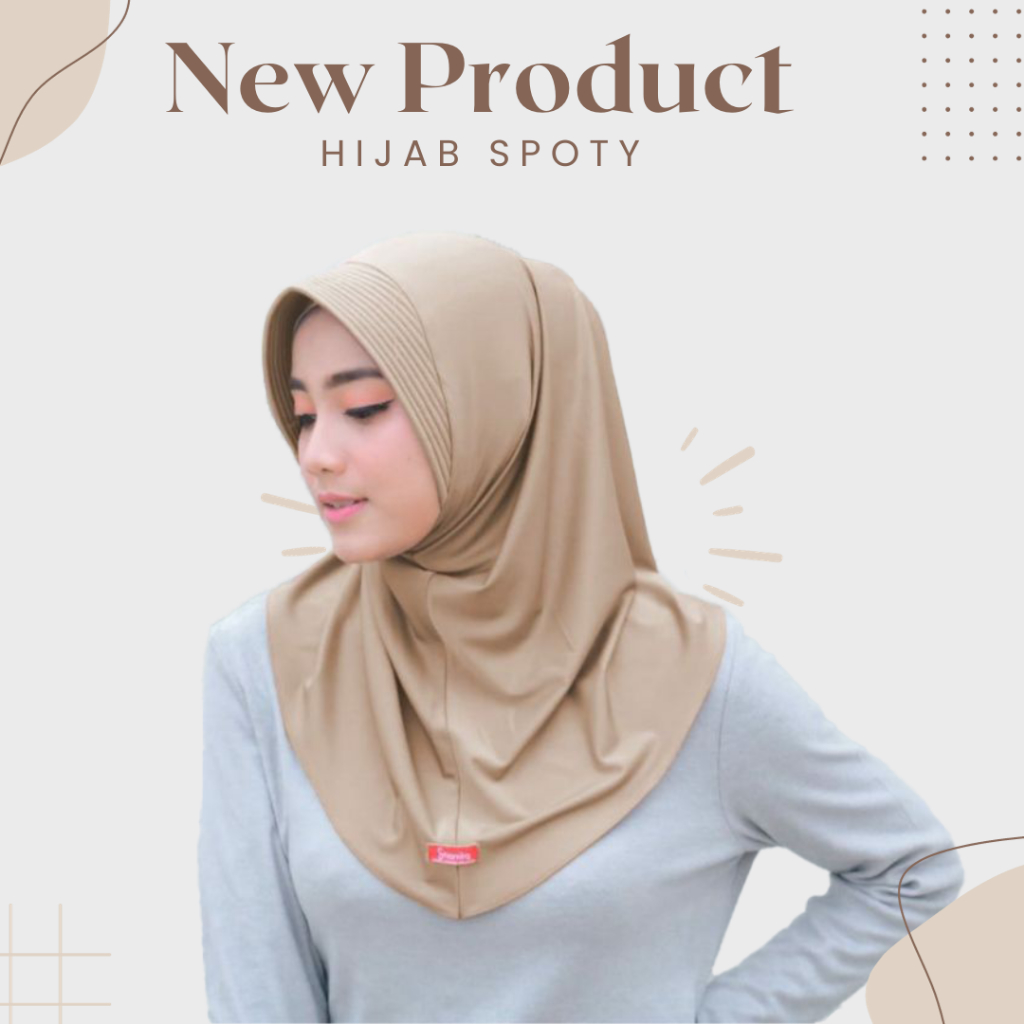 hijab sporty instan  jilbab sport olahraga terlaris bergo instan size m