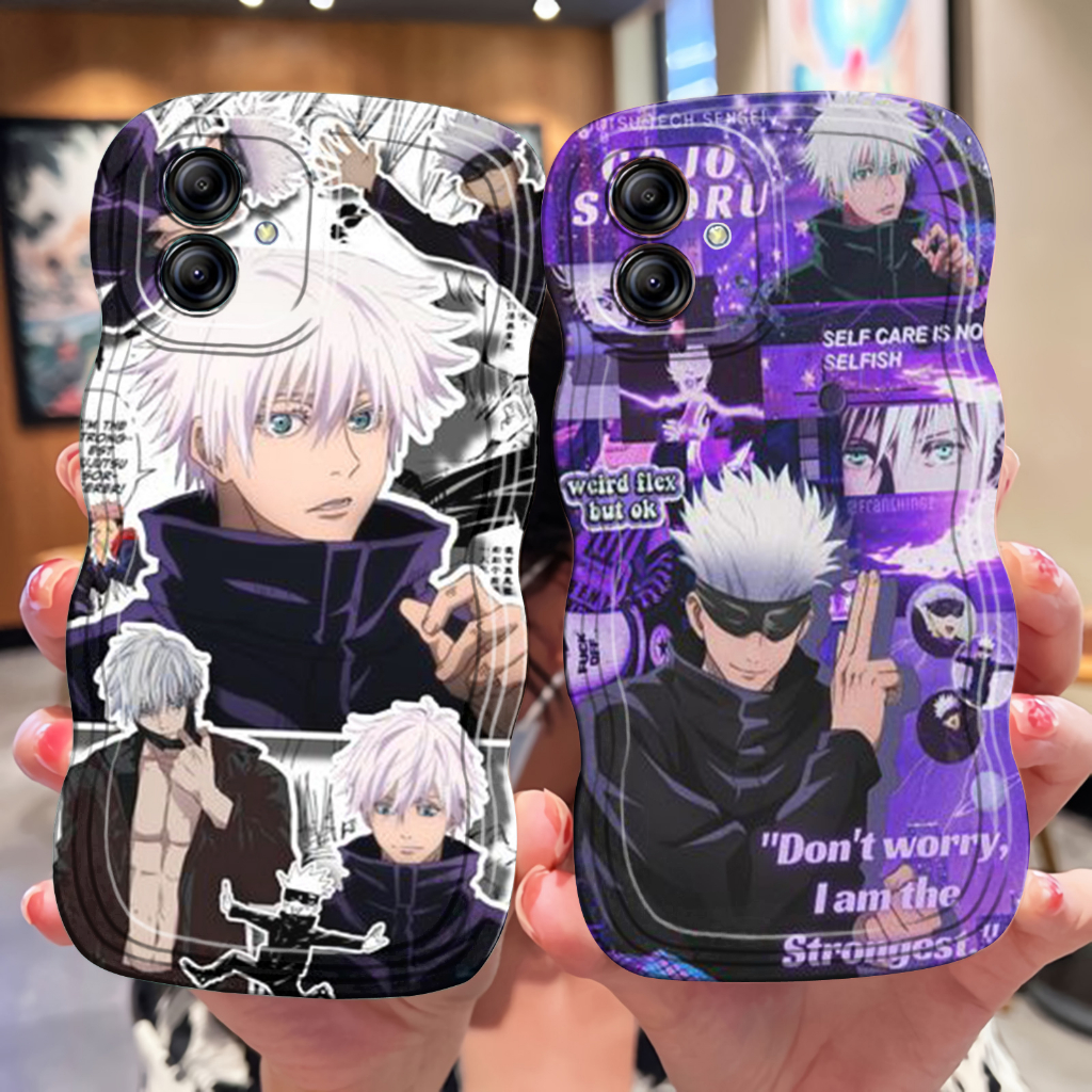 case custom Gojo satoru PS-48 softcase gelombang cocok untuk type 0ppo a3s a31 a52 a5 2020 a53 a5s a