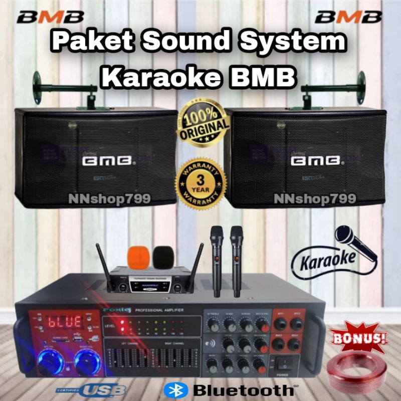 PAKET SOUND SYSTEM KARAOKE BMB CS-350V / PROFESSIONAL KARAOKE BMB CS-350V ORIGINAL