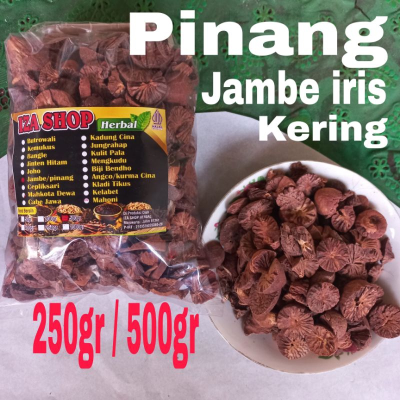 

jambe/buah pinang kering 500gr