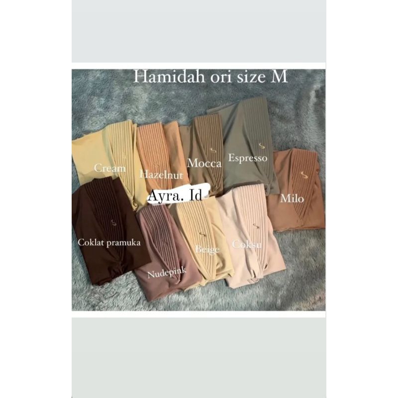 hijab bergo hamidah ori ukuran M