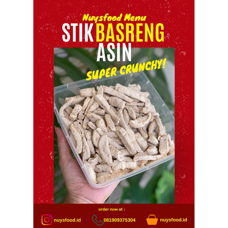 

Stik Basreng Asin Daun Jeruk