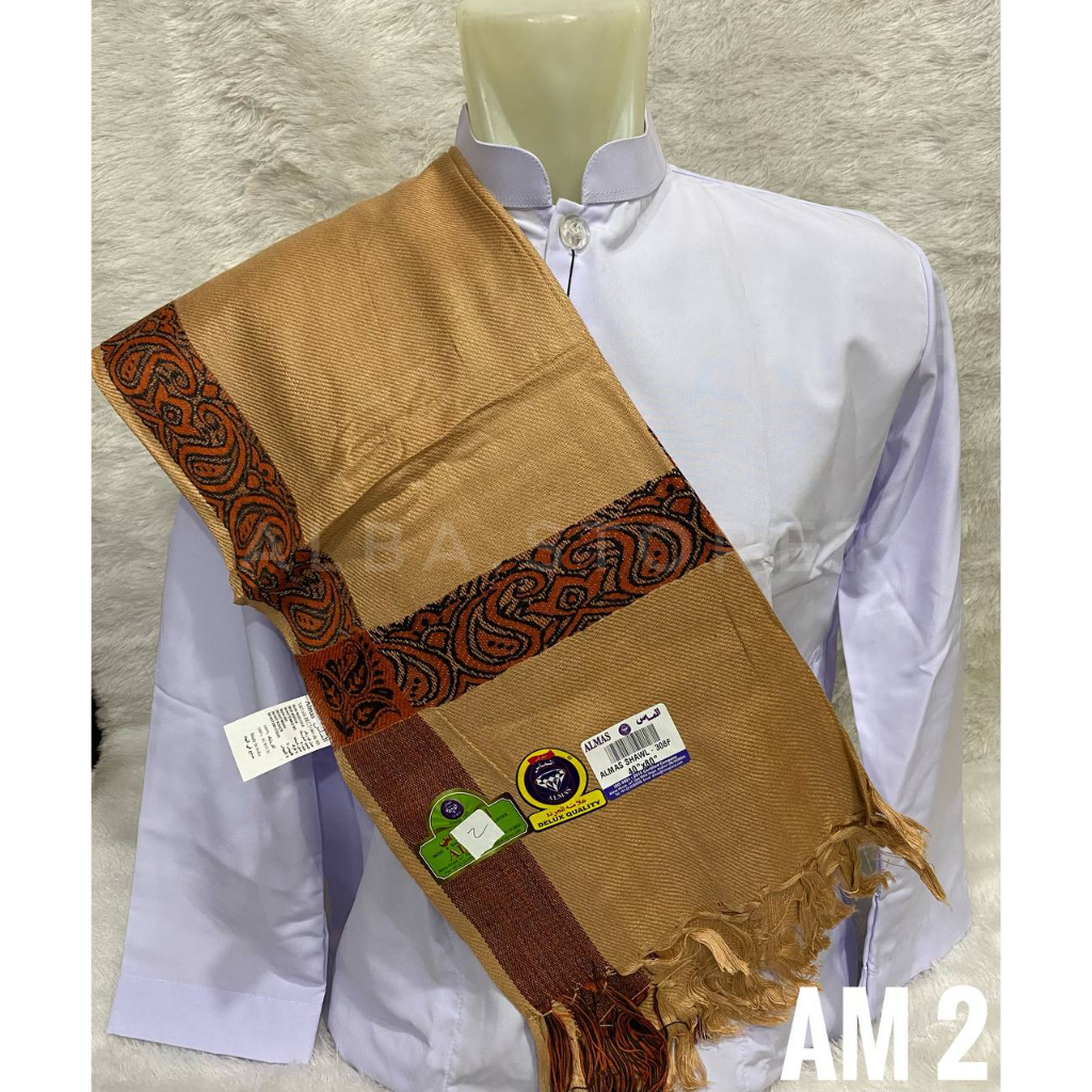 SURBAN ALAMAS/SORBAN ALMAS SORBAN PUTIH HIJAU ABU COKLAT HITAM