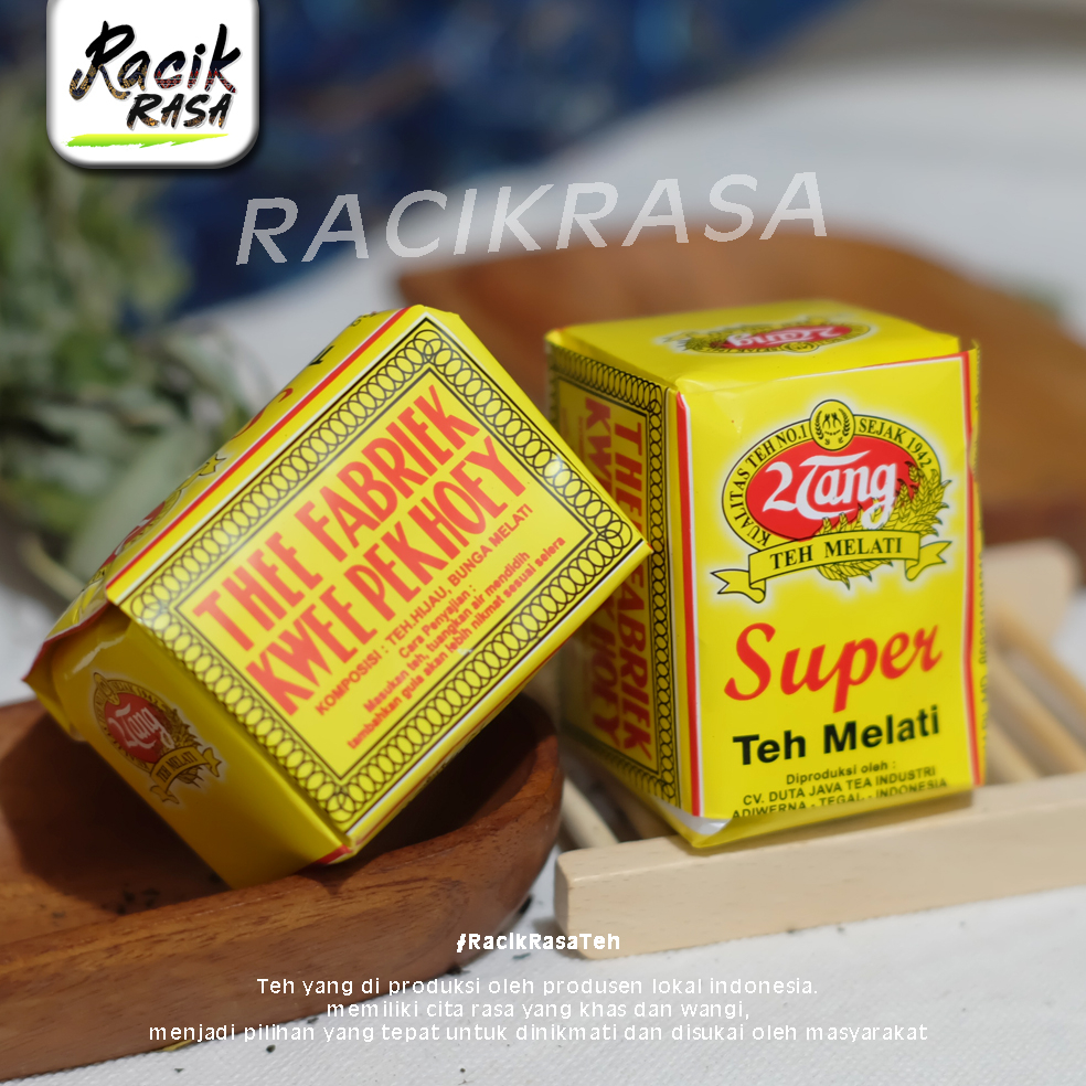 

RACIK RASA | [ ECERAN ] TEH 2 TANG SUPER MELATI KUNING 40 GRAM HARUM 2TANG BUBUK TEH TRADISIONAL SOLO SLAWI PEKALONGAN JAWA