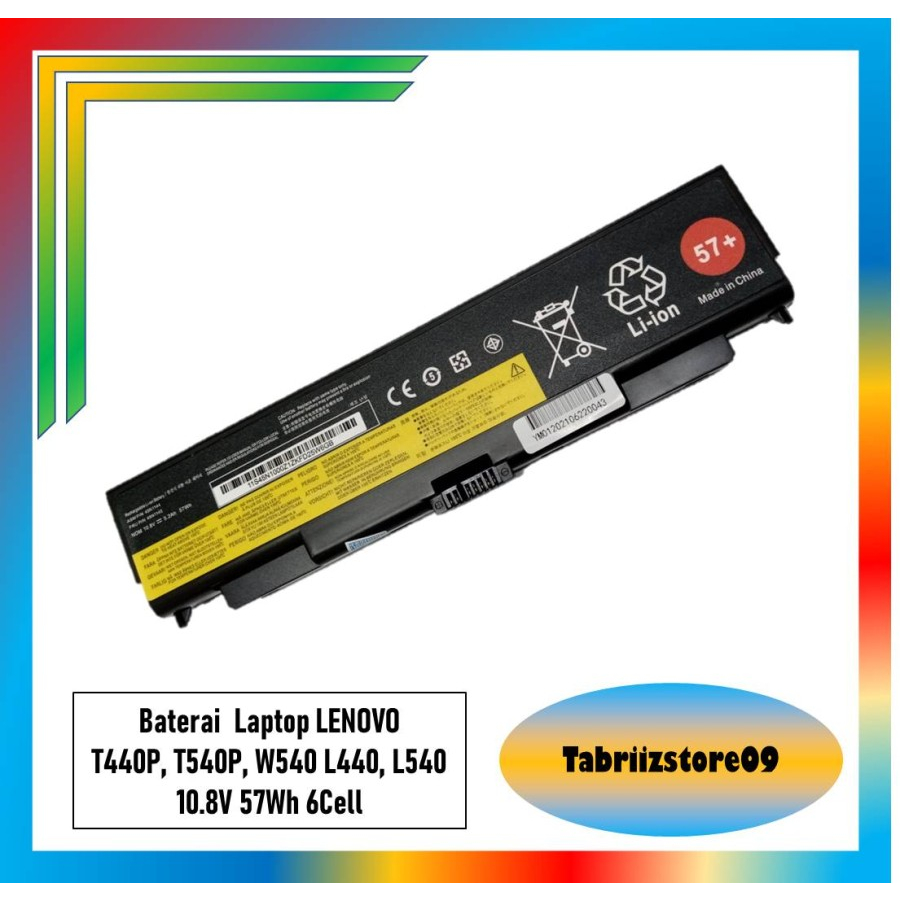 Baterai Laptop Lenovo ThinkPad T440 T440p L440 L540 57+