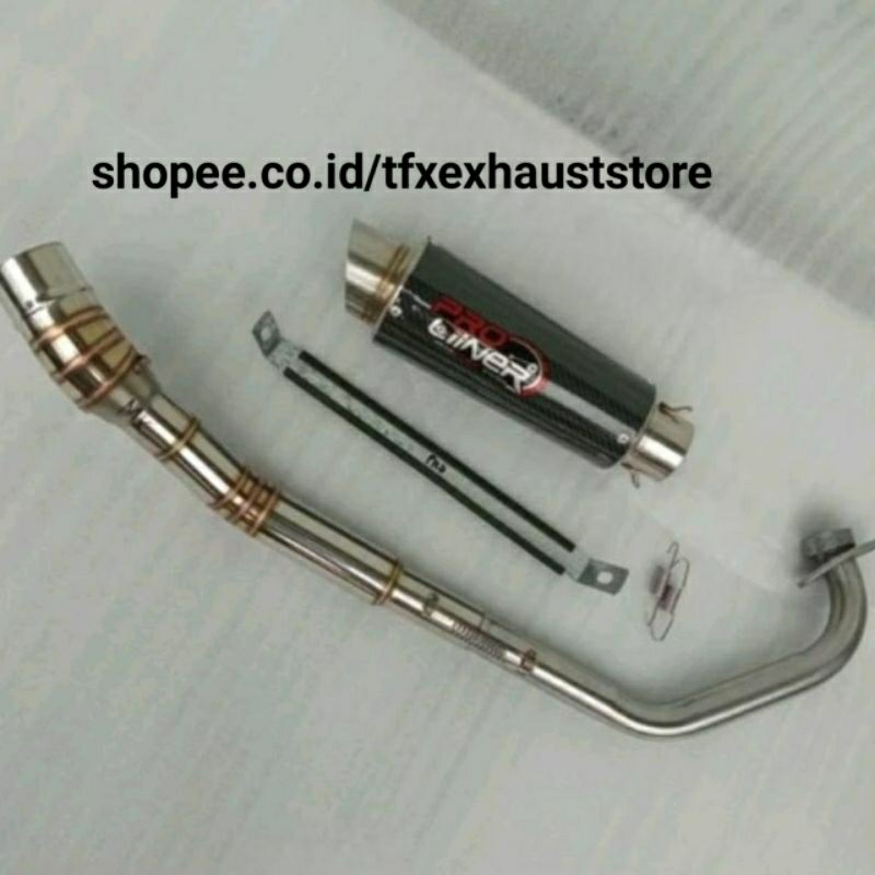 TERMURAH KNALPOT PROLINER CARBON VIXION R CS-1 GSX R15 XABRE TIGER DLL