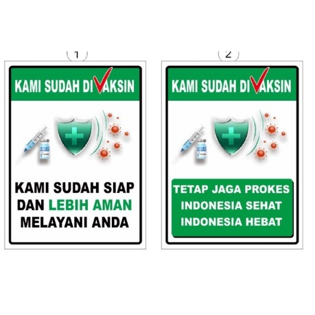 

Stiker kami sudah v4ksin