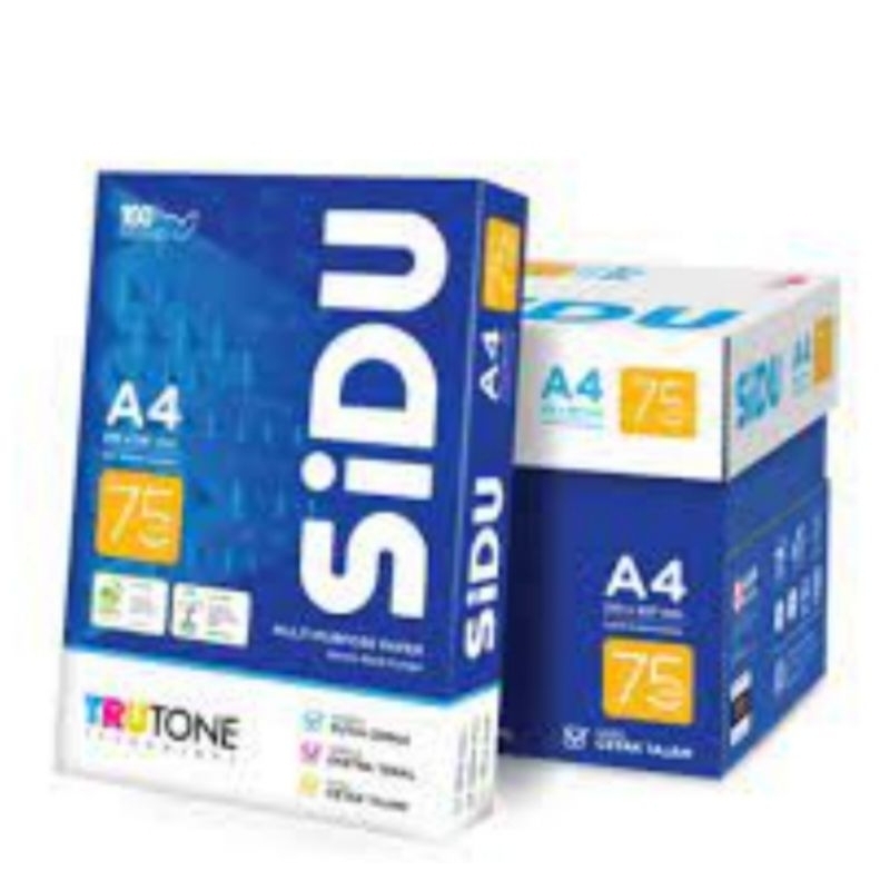 

kertas A4 75/70gsm.sidu 215x297(putih isi 500Lembar).