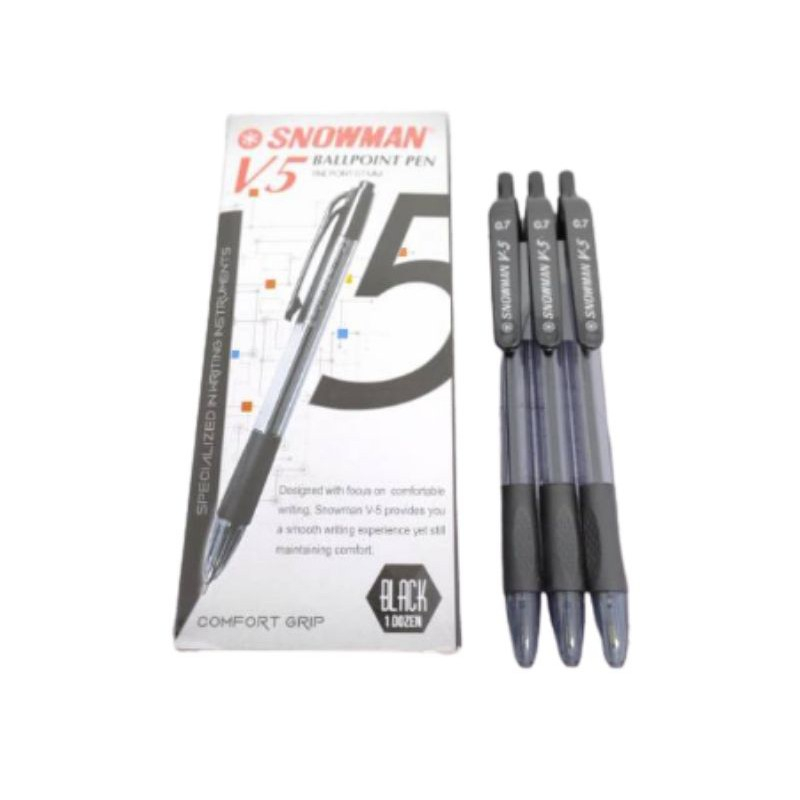 

Ballpoint pen Snowman V5 0.7mm per pcs