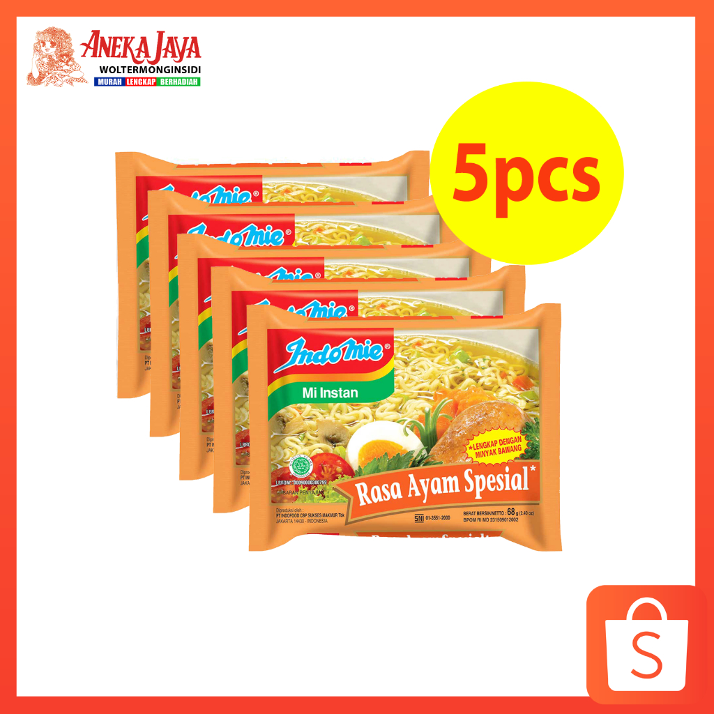 

Indomie Ayam Spesial 68gr Bundling 5's