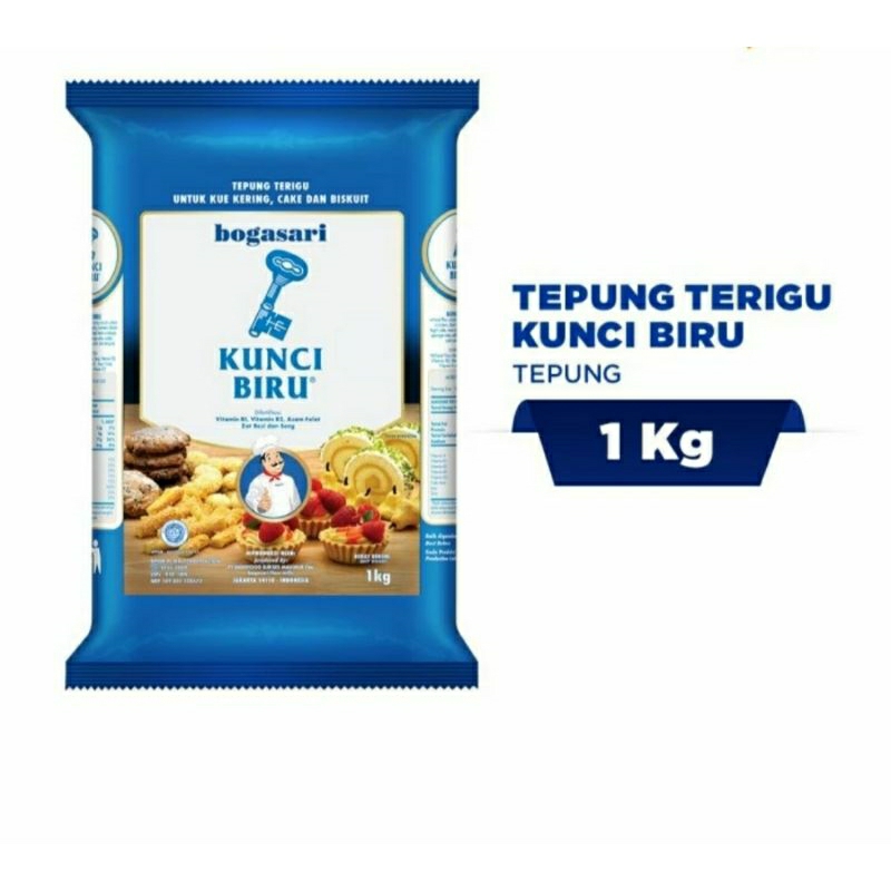 

Tepung Terigu Kunci Biru 1kg