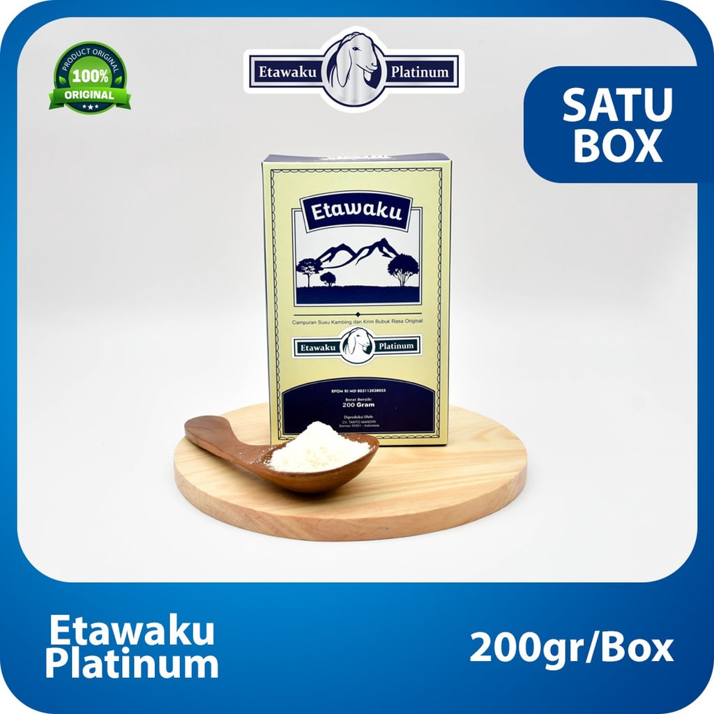 

Etawaku - Susu Kambing Etawa Murni & Krimer Bubuk Atasi Asma Original 1 Box