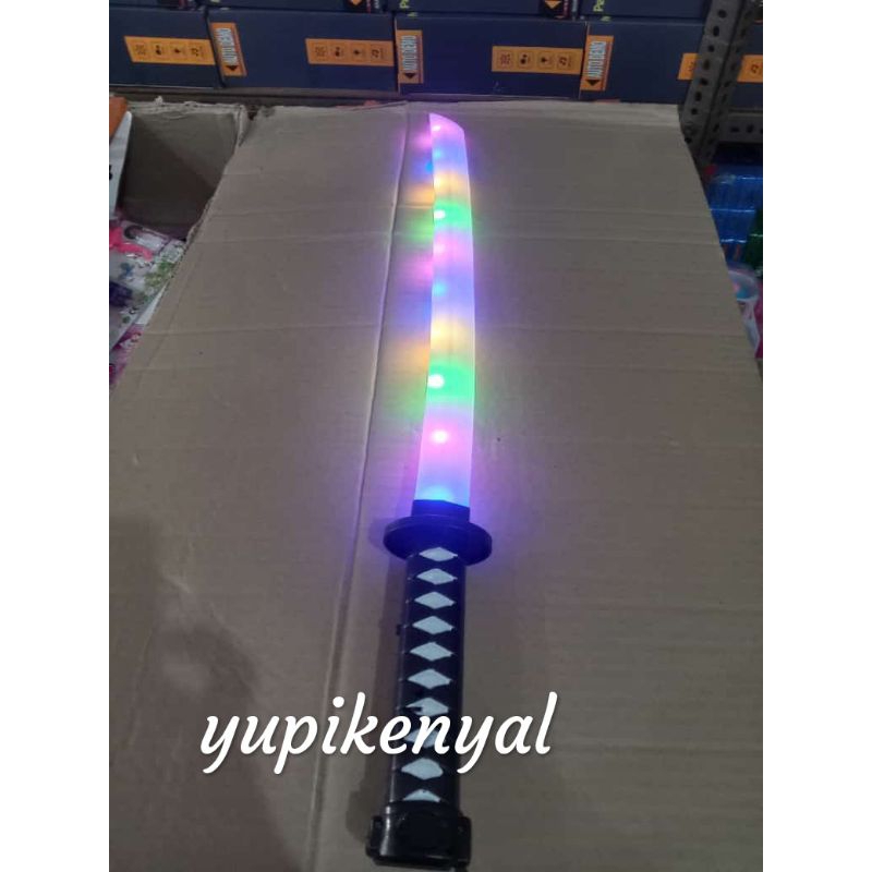 Mainan Pedang Pedangan Samurai Ninja Lampu Suara
