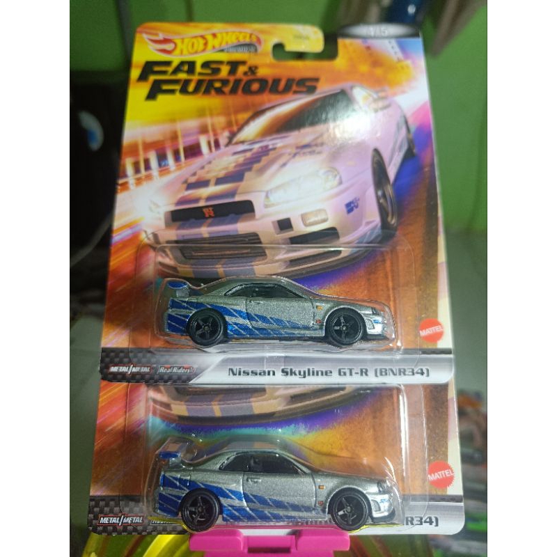 HOTWHEELS NISSAN SKYLINE R34 FNF RETRO