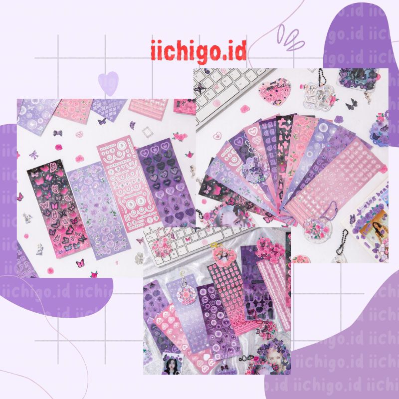 

stiker dekorasi lucu aesthetic vintage sharing deco