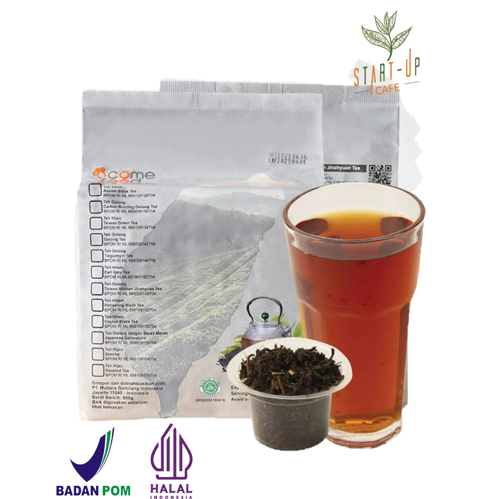 

Come Food Daun The Hitam Kemasan 600 Gram ( 4 Varian Rasa ) Black Tea Leaf Premium Import Taiwan