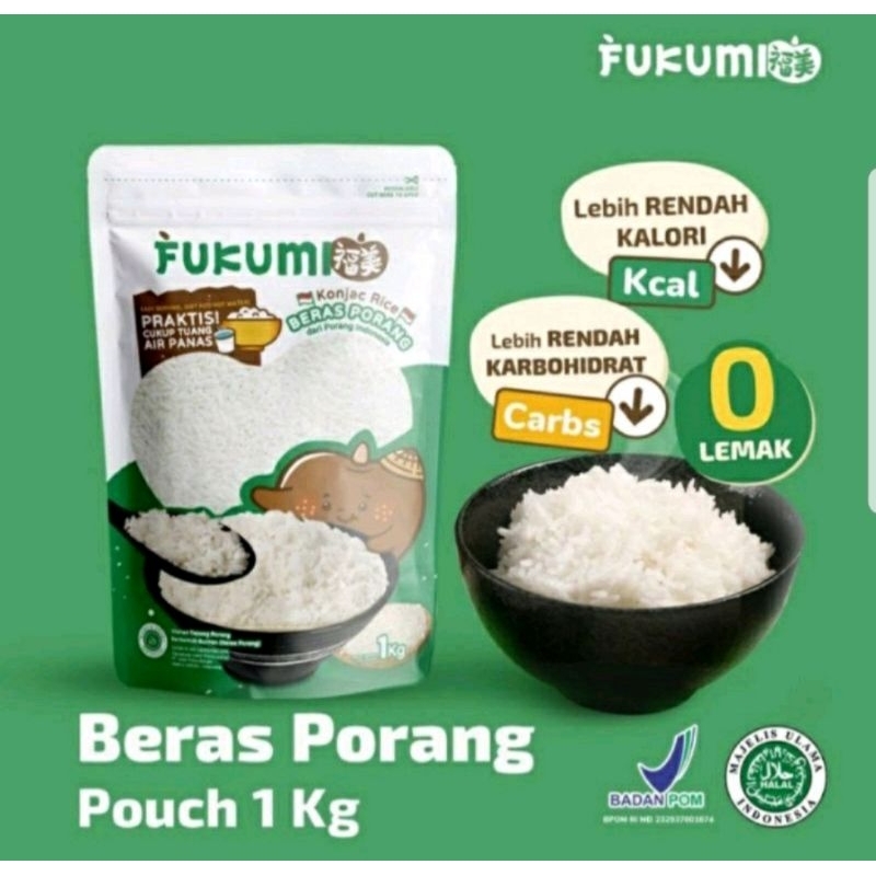 

Beras Fukumi Beras Porang Pouch 1KG