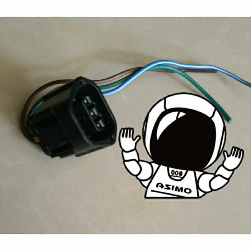 Soket sensor TPS pin 3 original kawasaki ninja Z250 D-tracker Versys 250 Vulcan Er6 KLX ZX6R Zx7R Zx