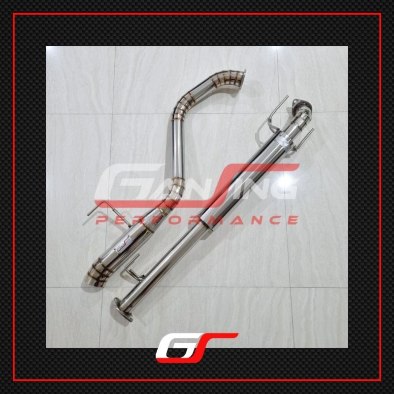 Muffler + Tailpipe INNOVA REBORN & FORTUNER VRZ 1GD / 2GD DIESEL