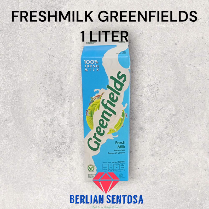 

Greenfield Freshmilk fresh milk greenfields susu segar 1liter PCS