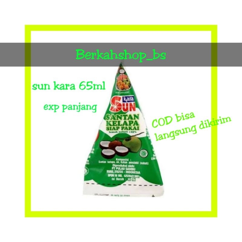 

SUN KARA SANTAN KELAPA SIAP PAKAI 65ML MURAH