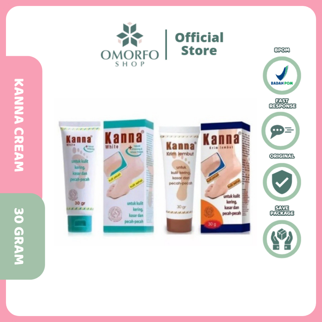 [Omorfo] Kanna Soft Cream Untuk Kaki Pecah-pecah