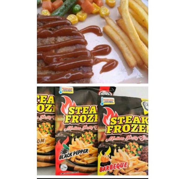 

steak frozen
