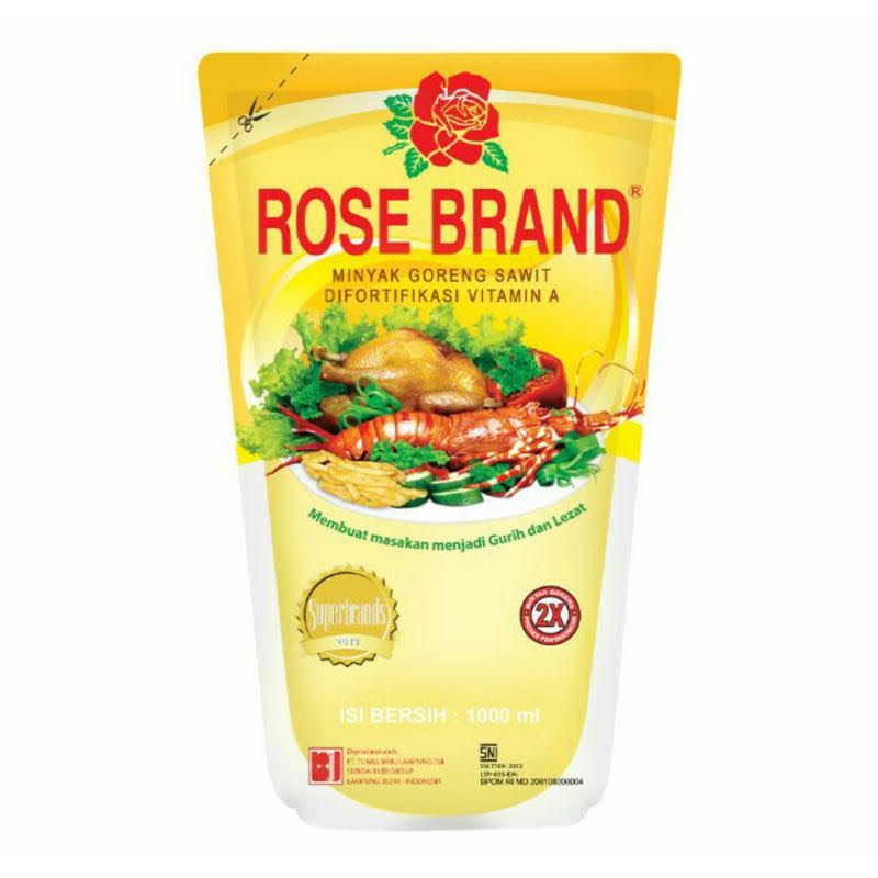 

ROSE BRAND MINYAK GORENG REFILL 1 LT