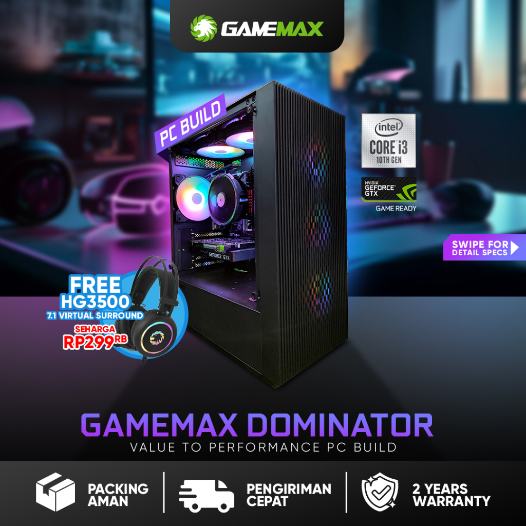Komputer Rakitan Gamemax DOMINATOR