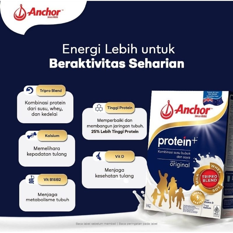 

Anchor Protein Milk 175gram 350gram | Susu Bubuk Magelang