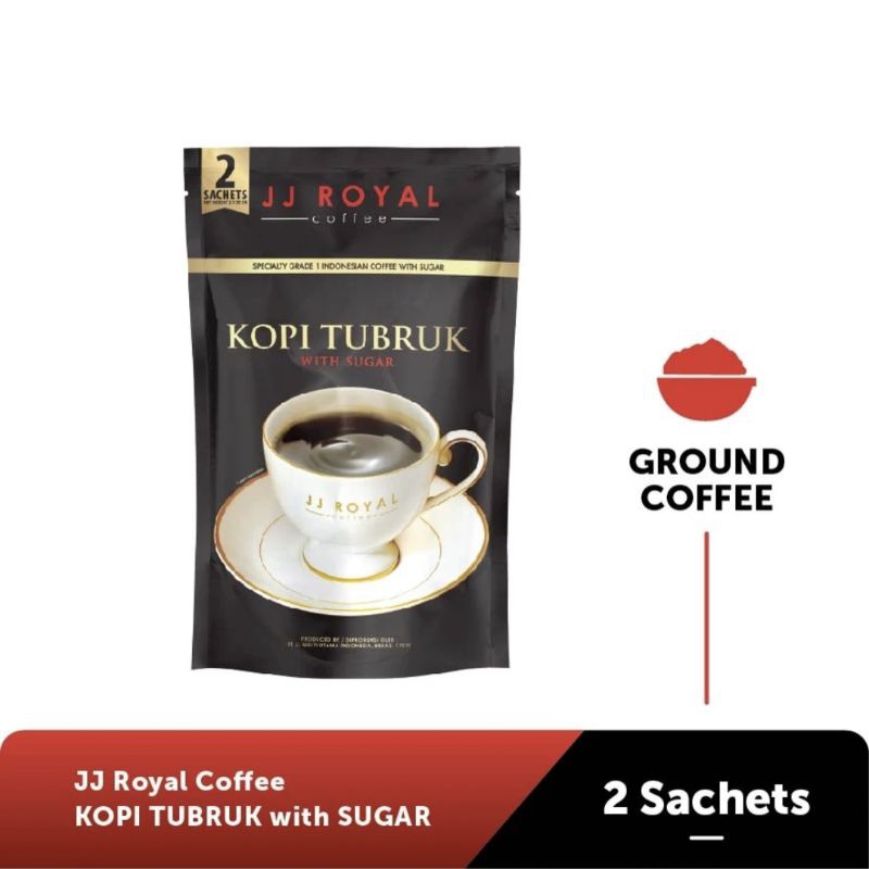 

JJ Royal Kopi Tubruk With Sugar Inner Bag isi 2 Sachet