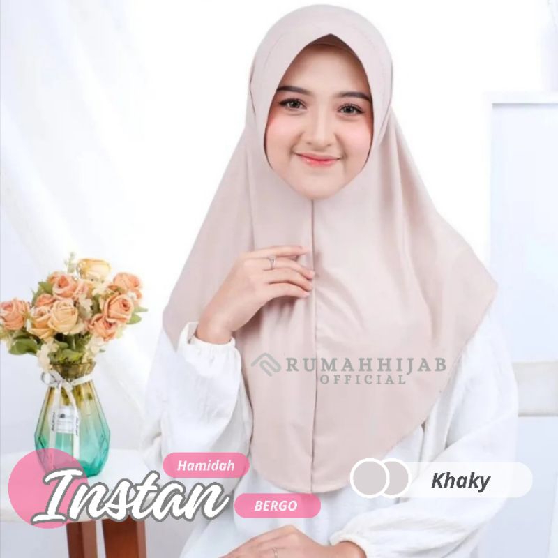 Jilbab Bergo Hamidah Jersey hijab bergo Hamidah hijab instan jersey kerudung bergo Hamidah jilbab be