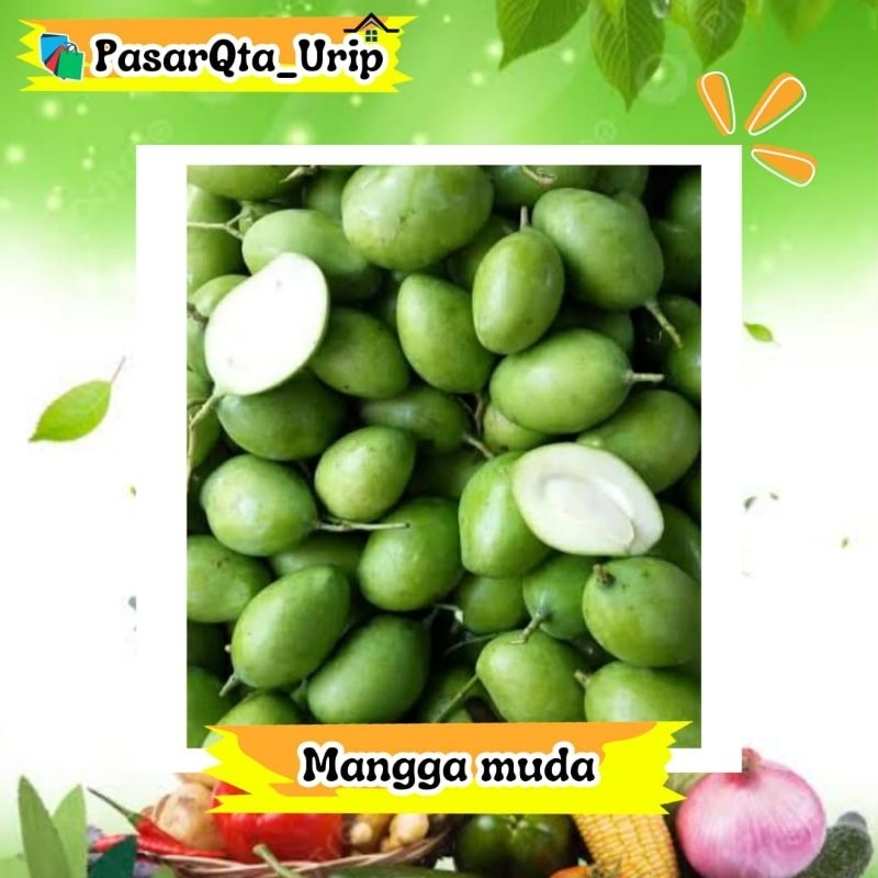 

Mangga muda perBiji mangga rujak / Pasar buah makassar / pasar online makassar