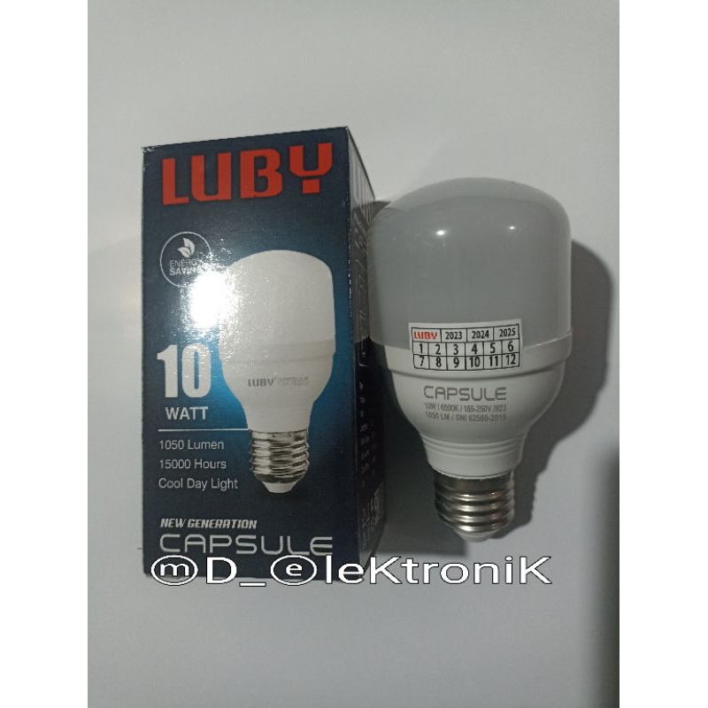 Lampu LED Luby 10 watt Capsule