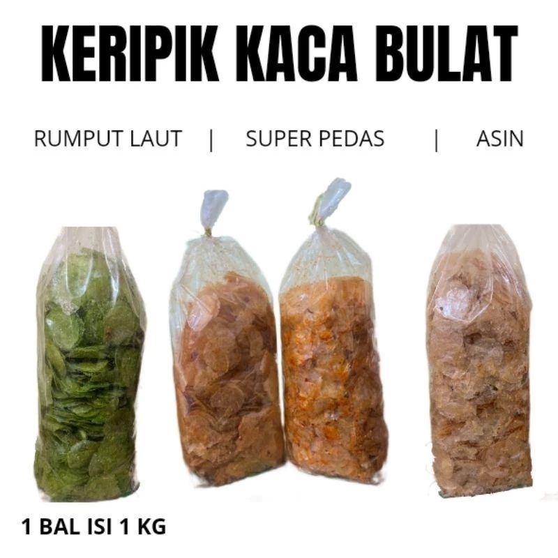 

Kripik Kaca Bulat 100gr