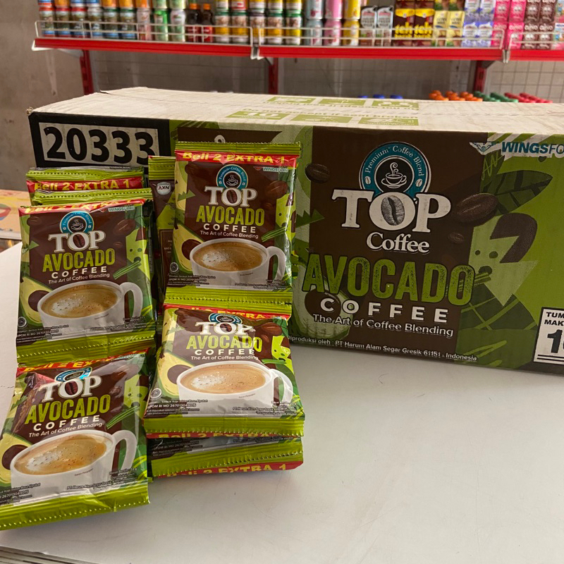 

GROSIR SEMBAKO - Top Coffee Avocado renceng isi 15