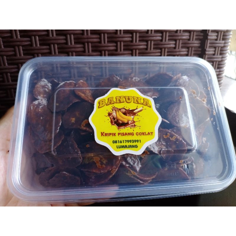 

Kripik pisang coklat