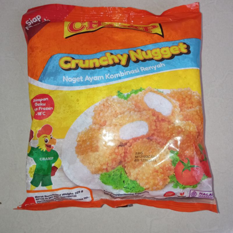 

CHAMP Crunchy Nugget Naget Ayam Renyah 225 gram