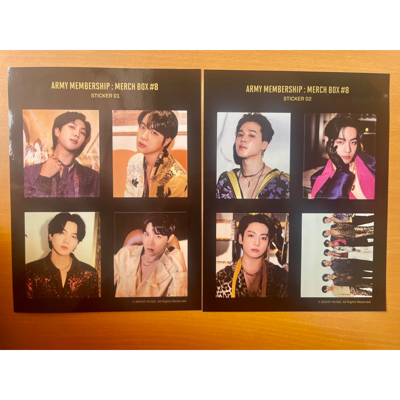 Sticker Set Merch Box 8 BTS